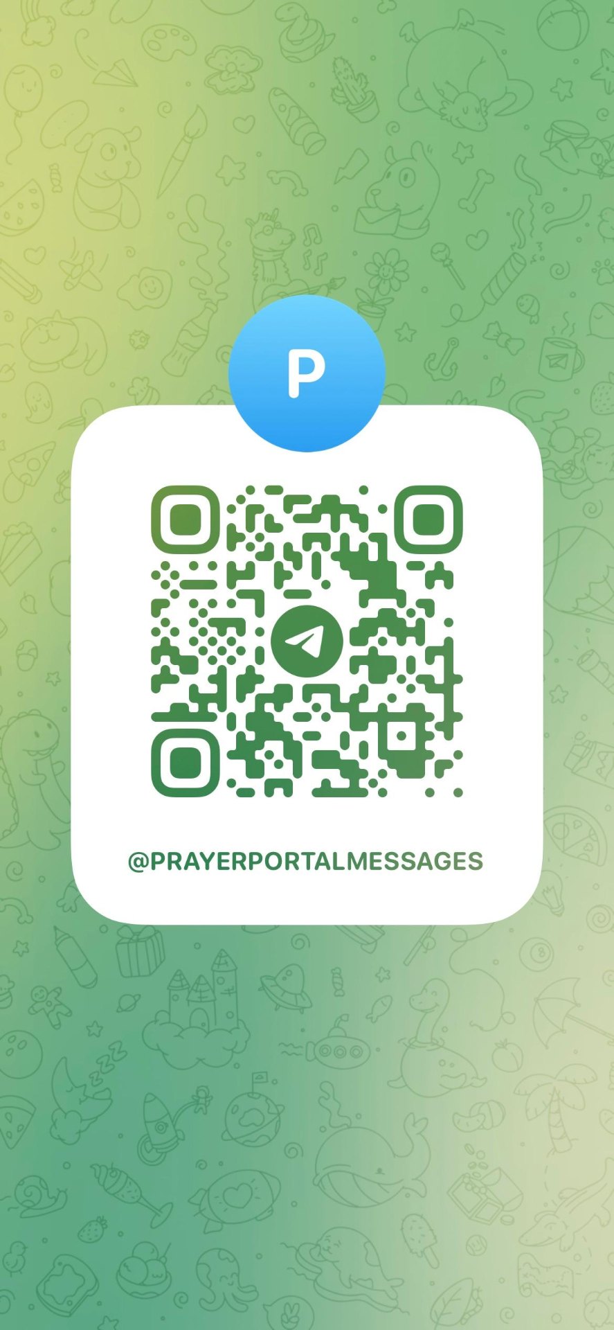 Prayer Portal Telegram QR